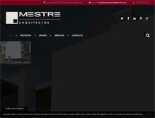 Tablet Screenshot of mestrearquitectos.com